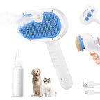 3-in-1 Pet Steam Grooming Brush