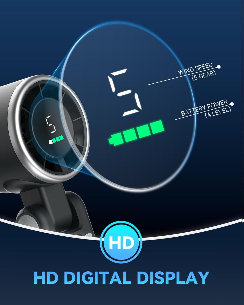 Portable Turbo Handheld Cooling Fan