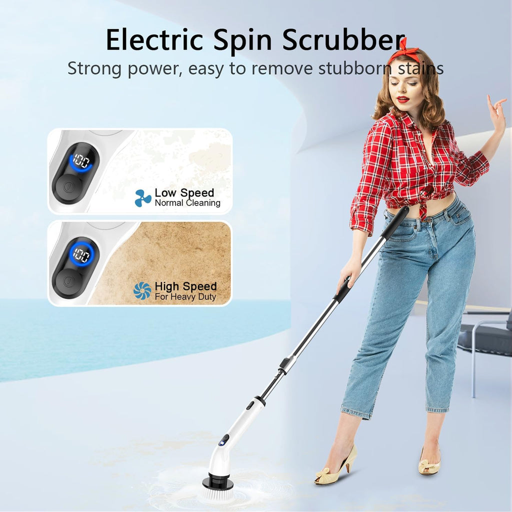 Electric Spin Scrubber Power Brush