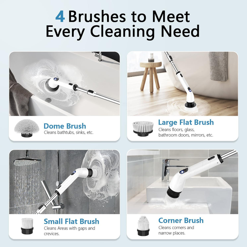 Electric Spin Scrubber Power Brush